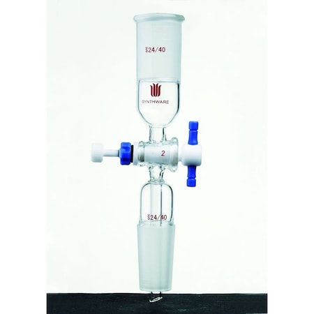 Synthware ADATER FLOW CONTROL, METERING STOPCOCK, 24/40. A732440